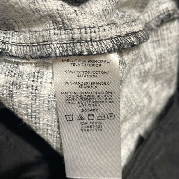 ANN TAYLOR Black And White Pants - Picture 8 of 9